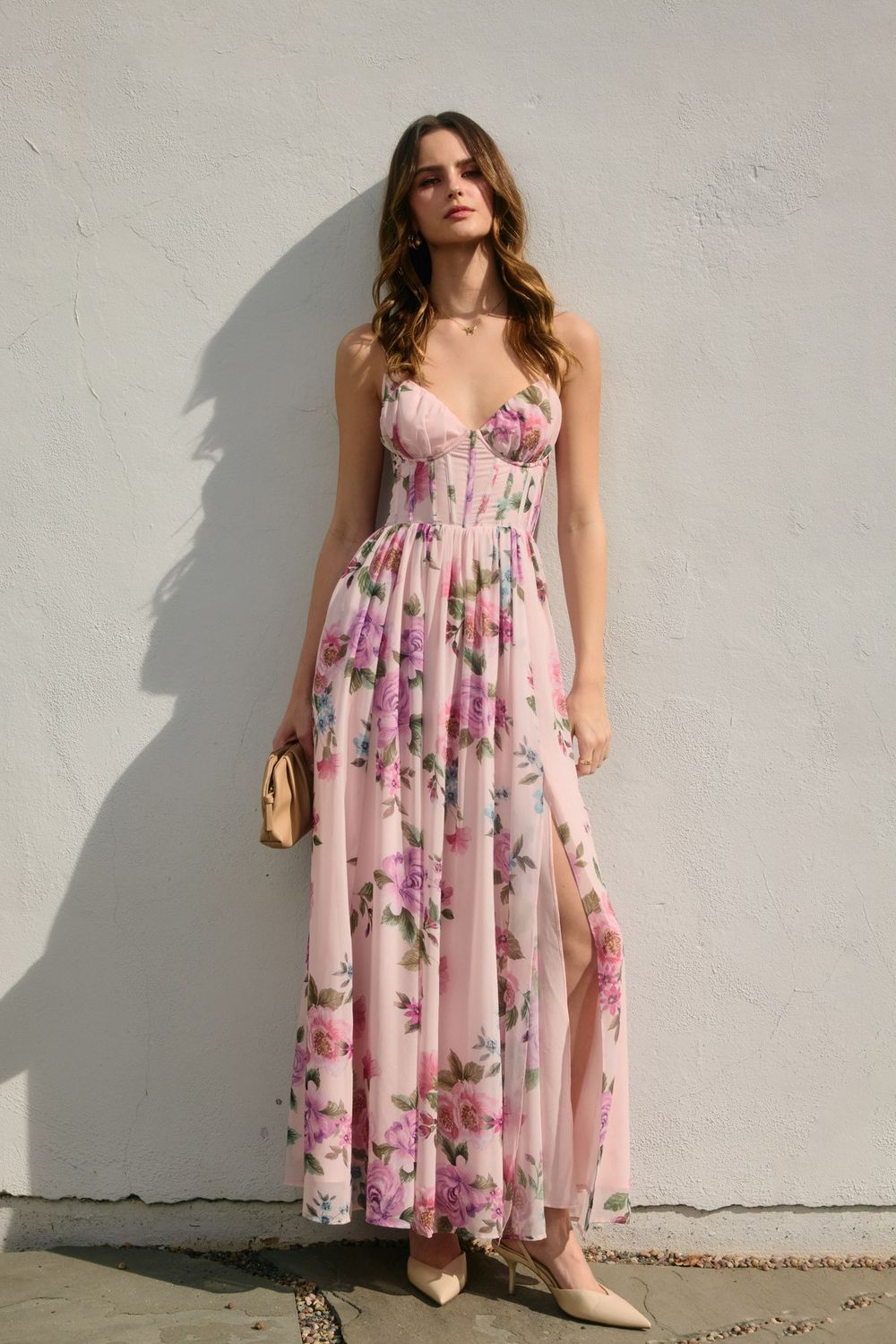 Corseted Maxi Dress