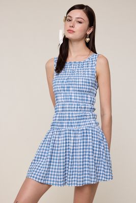 Tiered Torso Fit and Flare Mini Dress