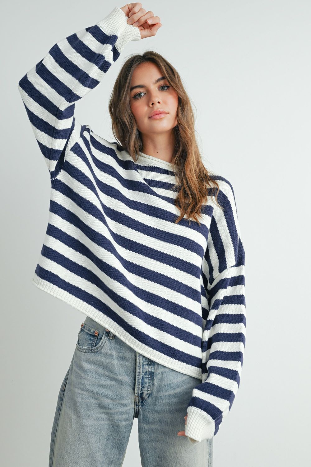 Stripped Slouchy Sweater
