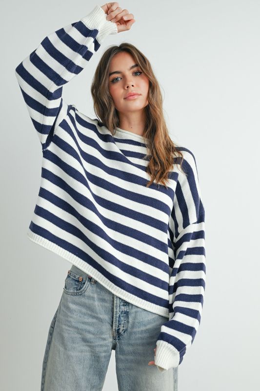 Stripped Slouchy Sweater