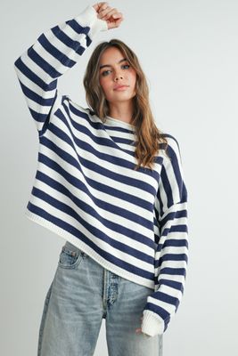 Stripped Slouchy Sweater