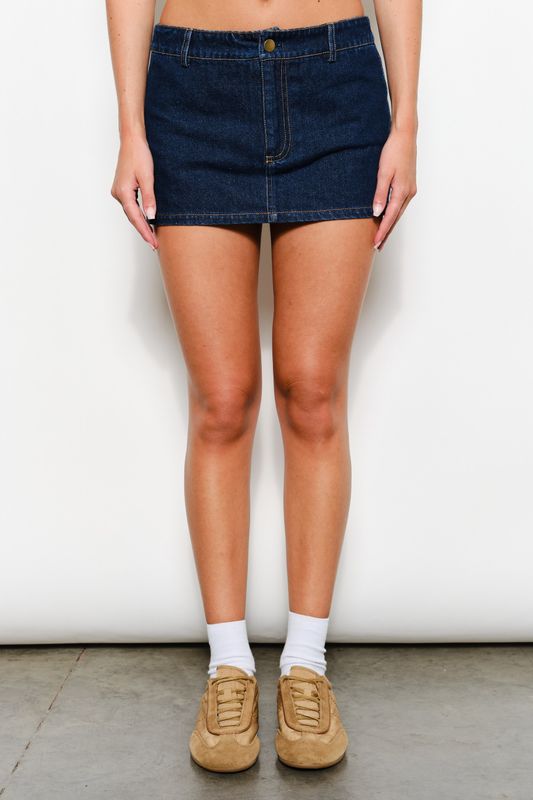 Micro Denim Skirt