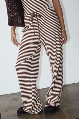 Stripe Drawstring Pants