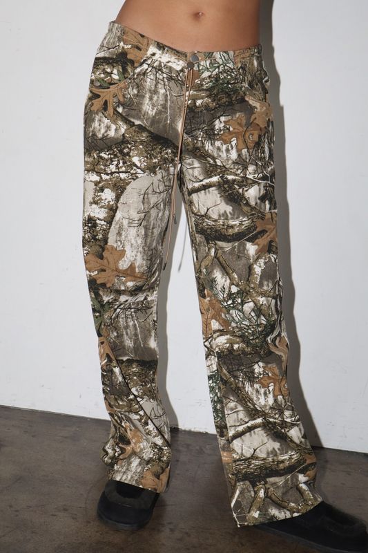 Camo Wide Leg Pants