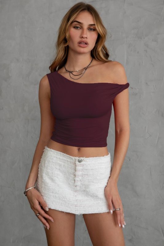 Twist Shoulder Top