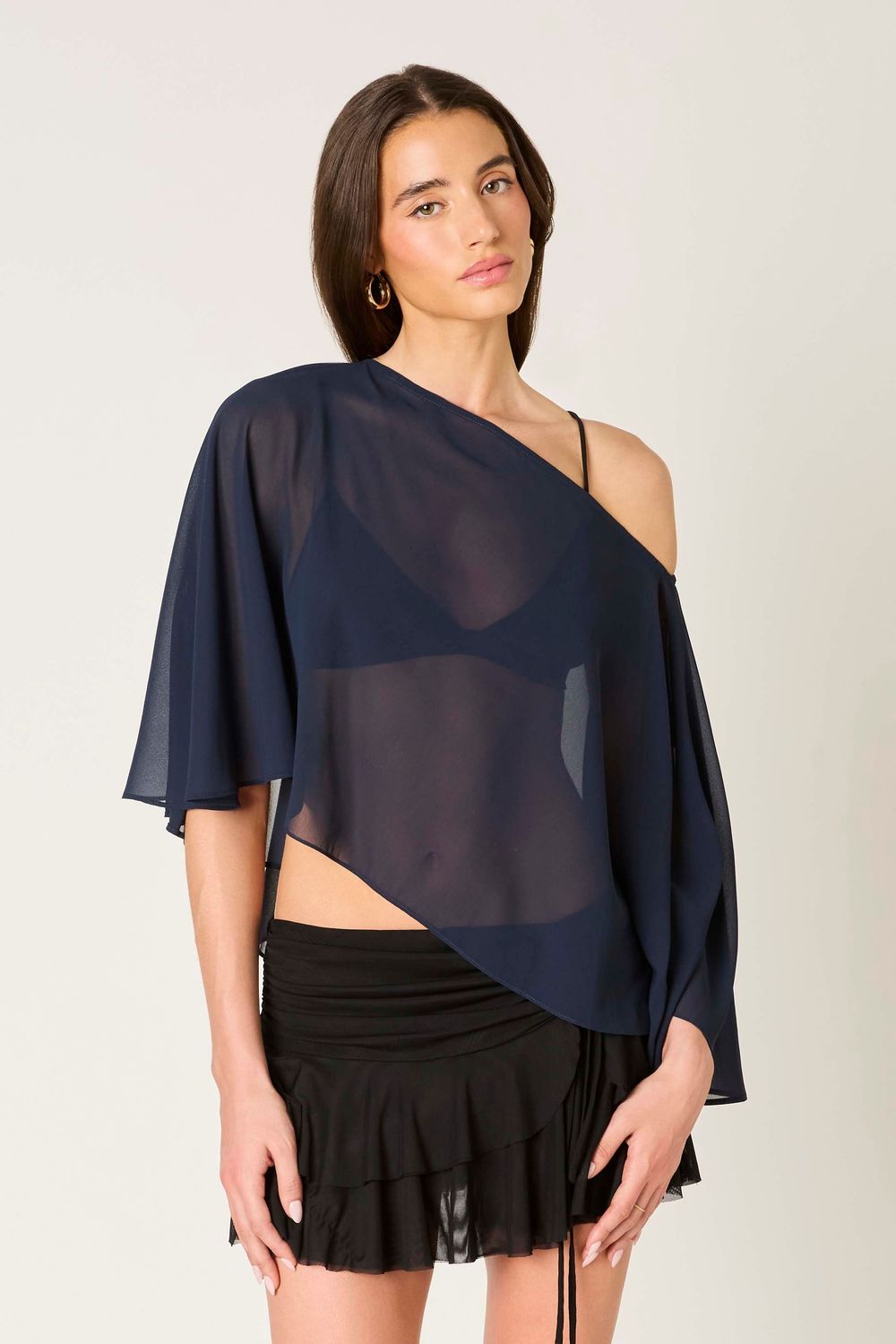 Brooklyn Sheer Cape