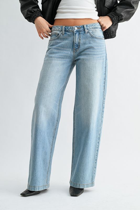 Nevaeh Low Rise Baggy Pants