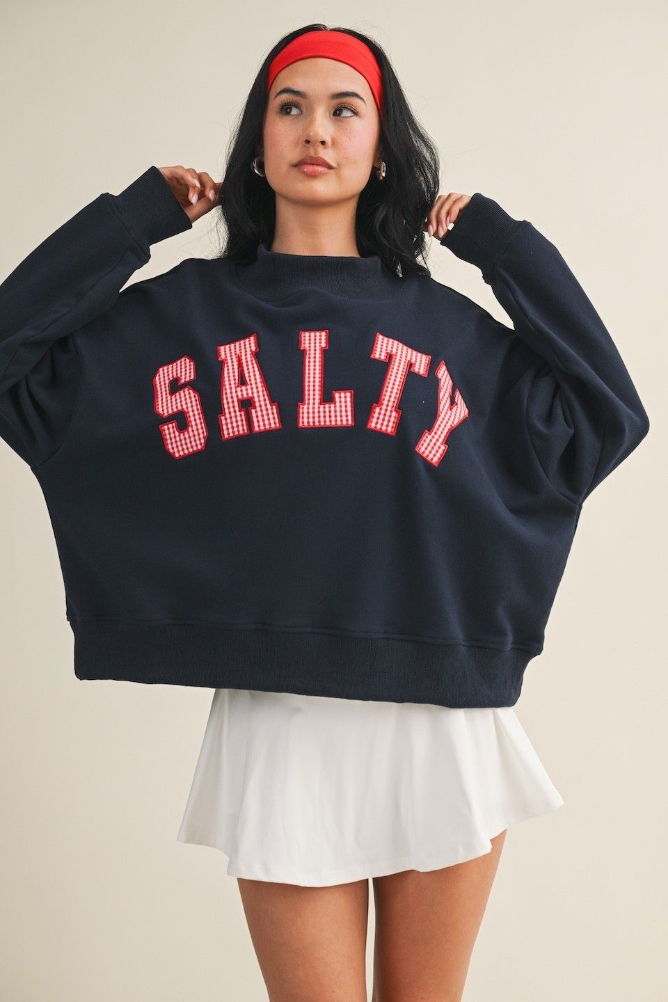 Kimberly Mock Neck Sweatshirt