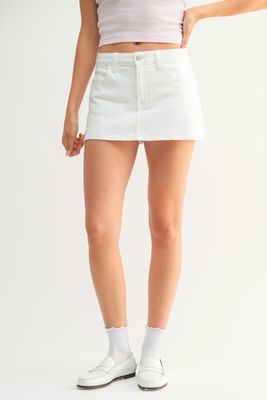 Autumn Denim Skort