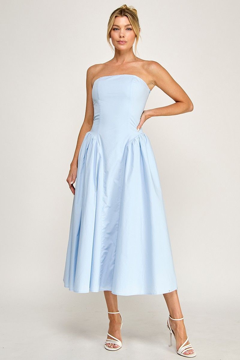 Jocelyn Dress, Color: Blue, Size: Small