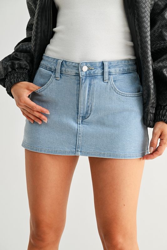 Kaitlyn Denim Skort