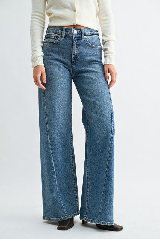 Katelyn Twisted Seam Wide Leg Pants