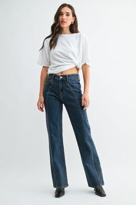 Mya Seamed Bootcut Pants