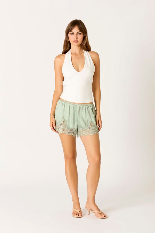 Isabelle Lace Hem Shorts