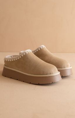 The Brandi Platform Cozy Mule Slippers