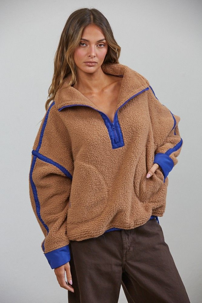 Gabriela Sherpa Fleece Jacket