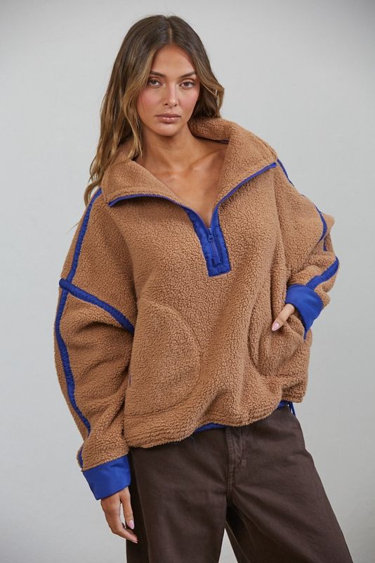 Gabriela Sherpa Fleece Jacket