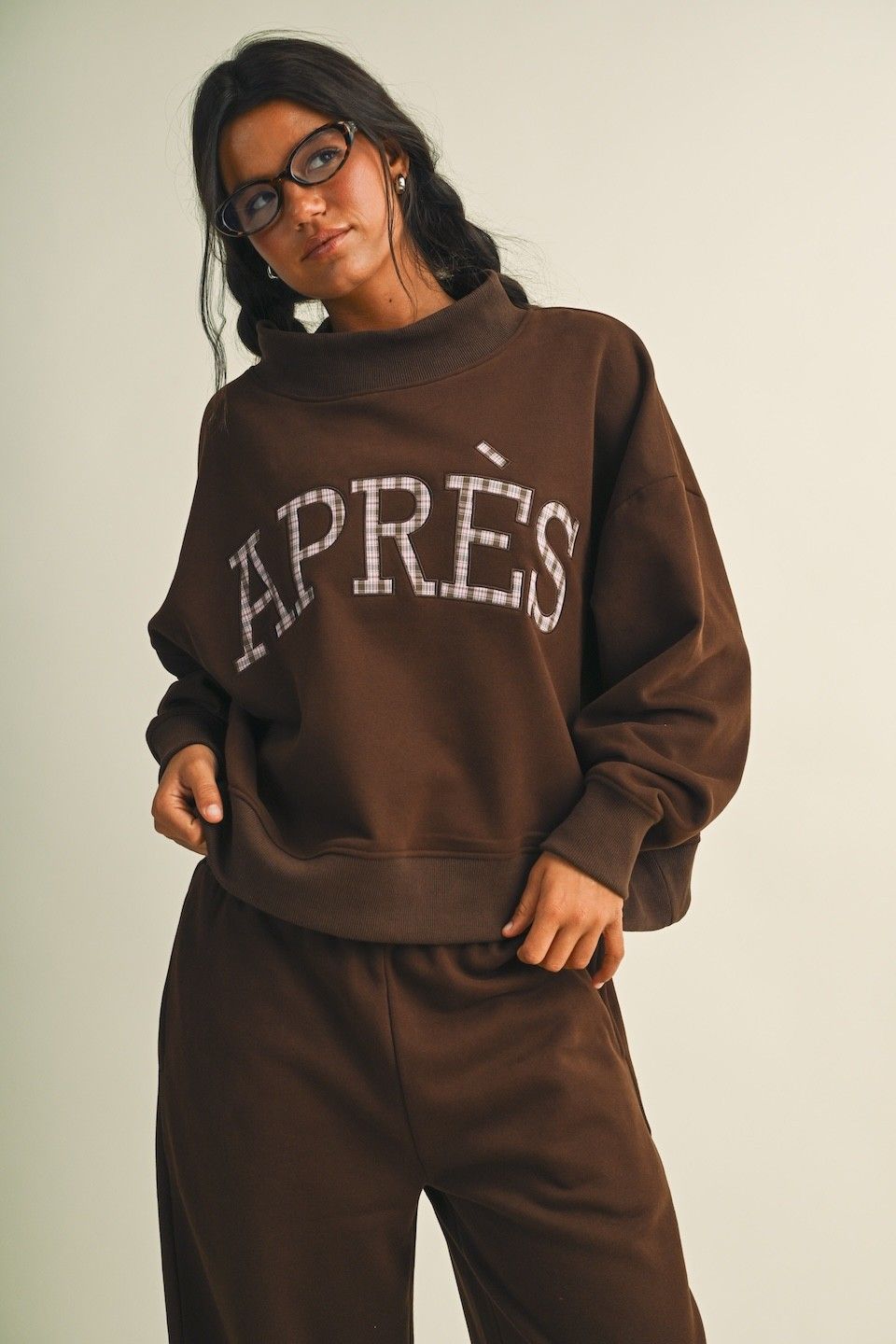 Lila Mockneck Sweatshirt