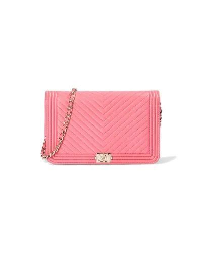 Chanel Wallet On Chain Chevron Rosa