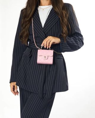 Chanel Micro Bag Handle Timeless Rosa