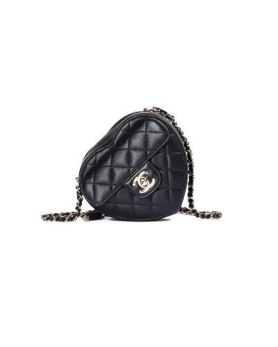 Chanel Heart Mini Timeless Nero