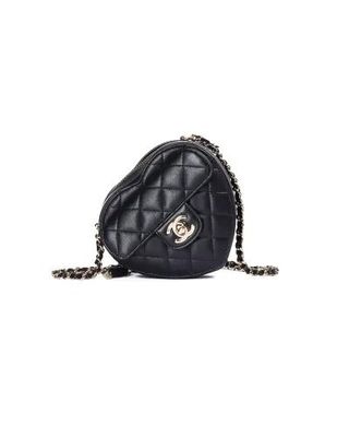 Chanel Heart Mini Timeless Nero