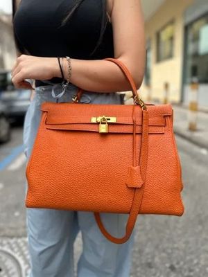 Hermès Kelly 35 Fjord Potiron