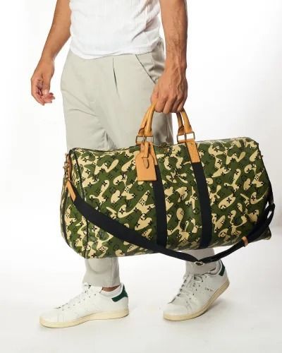 Louis Vuitton Keepall 55 Bandouliere X Takashi Murakami