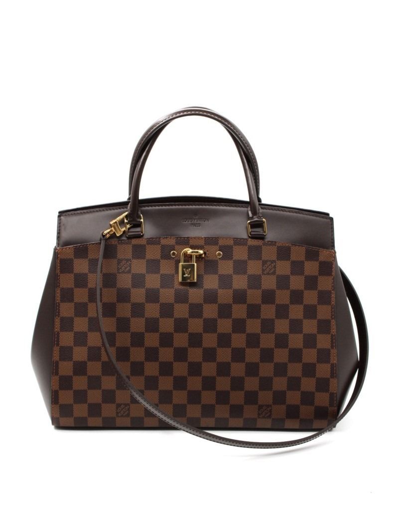 Borsa Louis Vuitton Rivoli in damier ebene