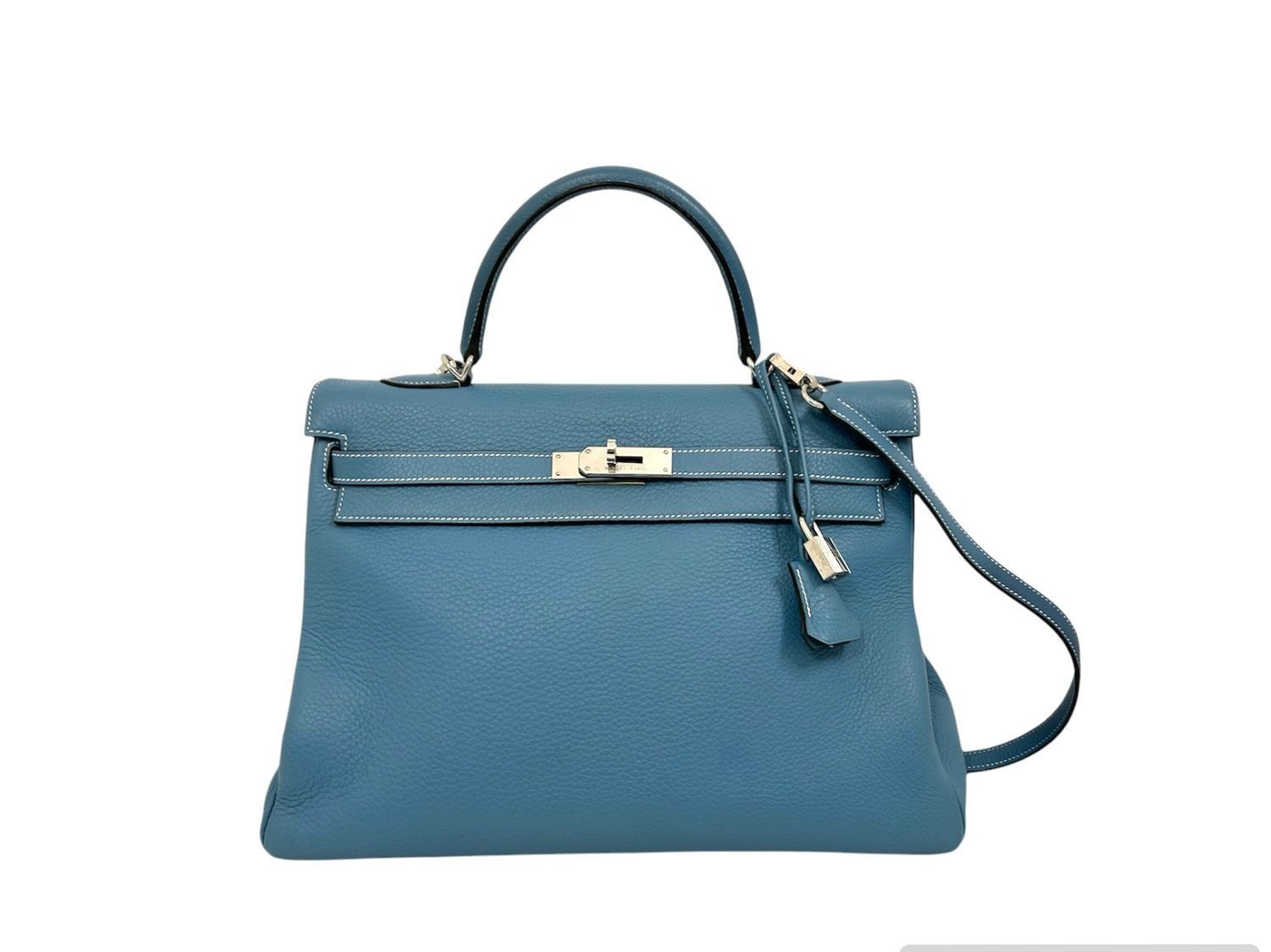Hermes Kelly Blue Jean