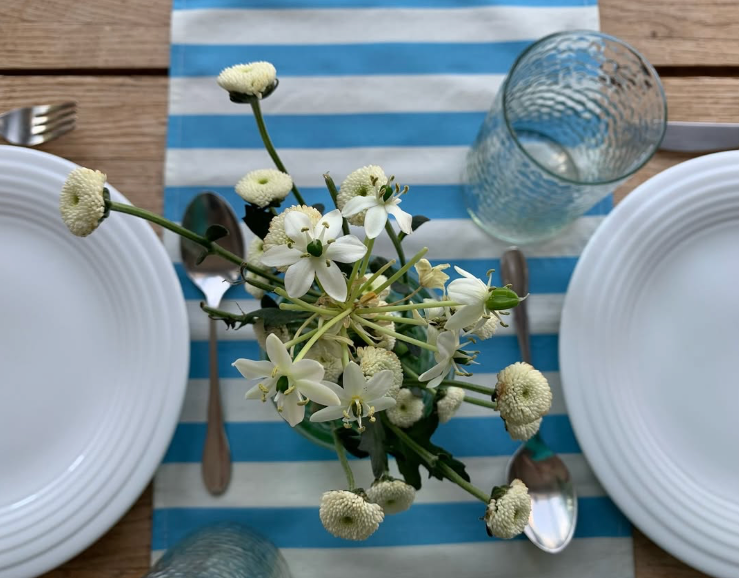 cotton canvas table runner