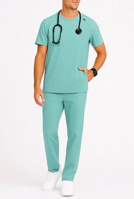 Crew Neck Brazilian Teal