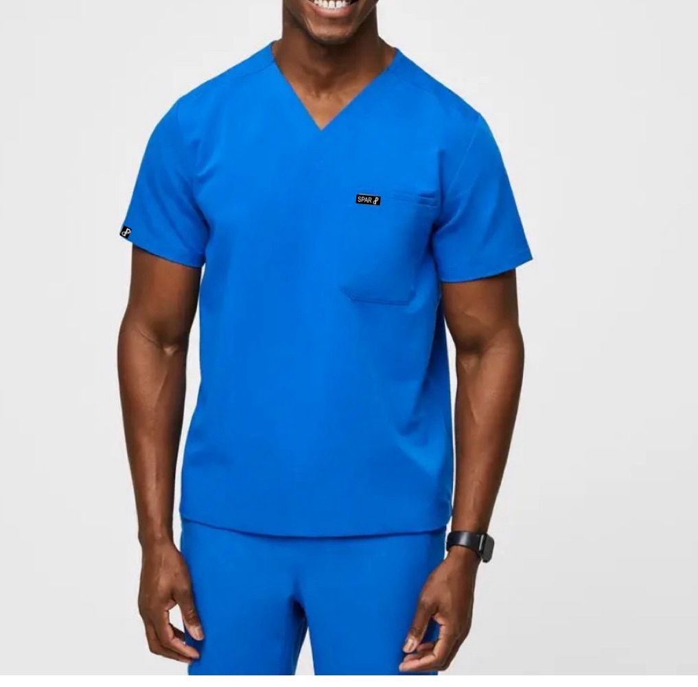V Neck Egyptian Blue