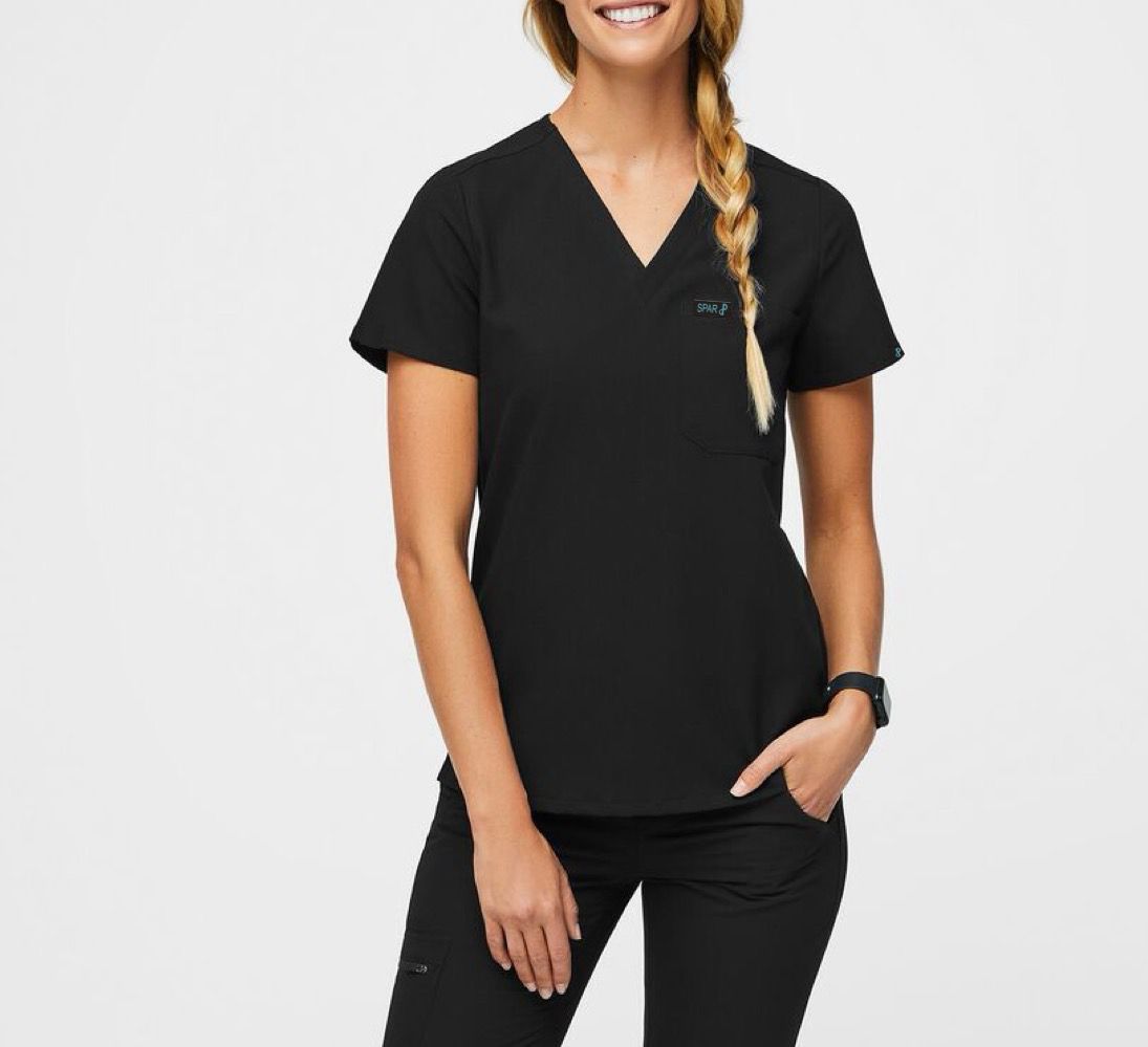 V Neck Noir
