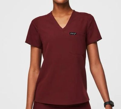 V Neck Ruby