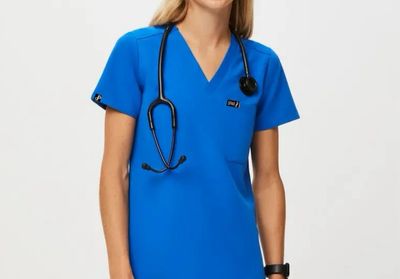 V Neck Egyptian Blue