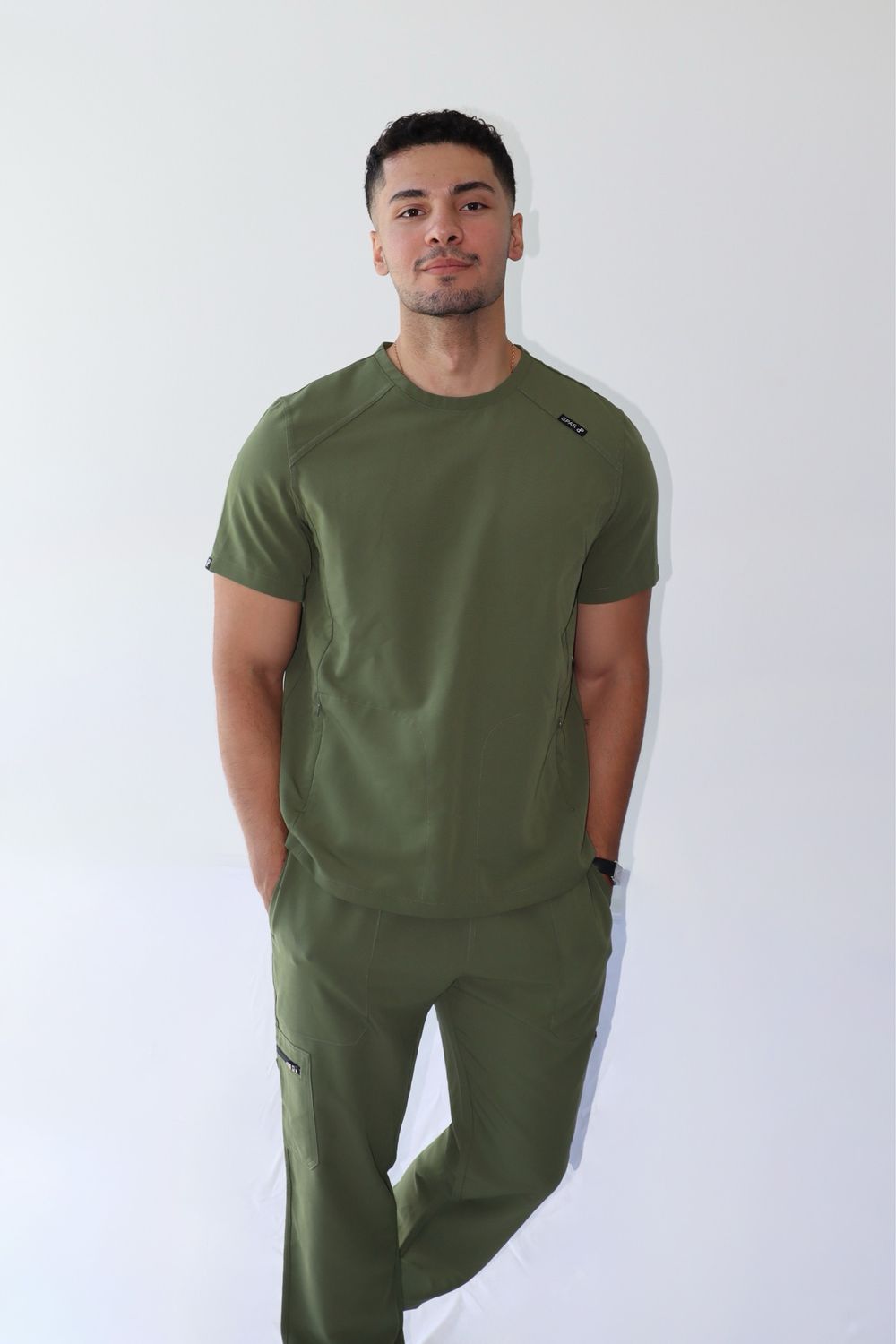 Crew Neck Olive