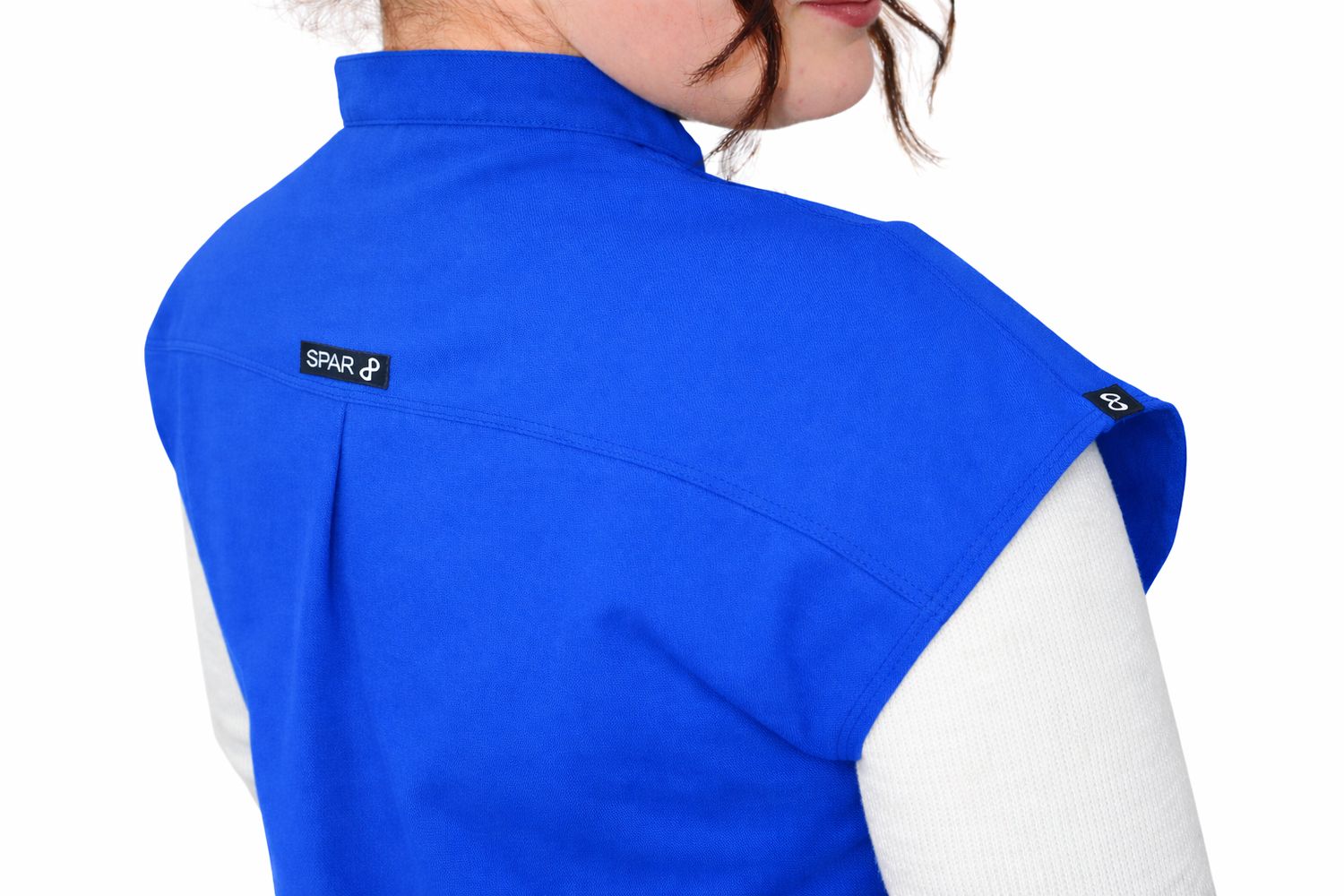 Floral Top Egyptian Blue