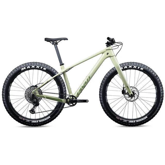 LES Fat Pro XT w/ Carbon Fork, Color: Pure Agave, Size: Sm
