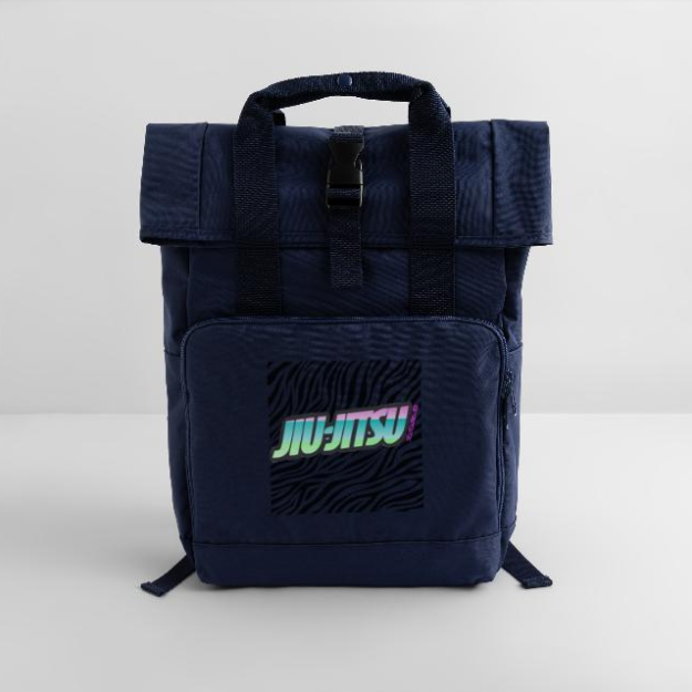 Rucksack JiJiZebra navy 100% nachhaltig recycelter Polyester