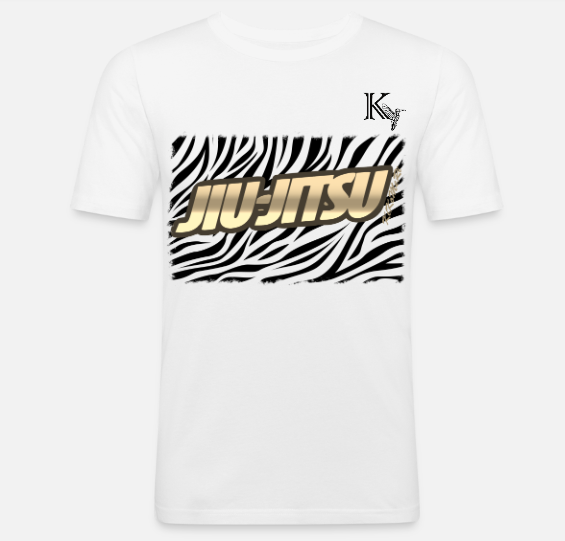 T-Shirt Jiu-Jitsu-Zebra - Sepia