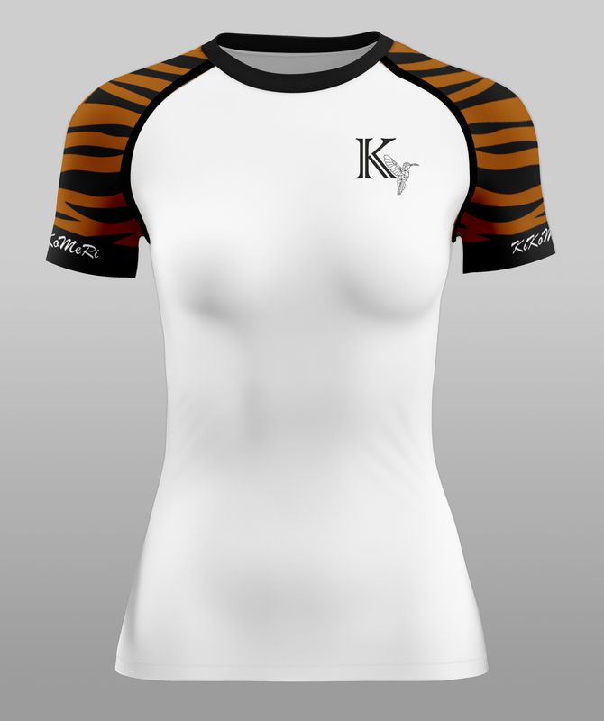 Ladies Rashguard "ZEBRA" Brown