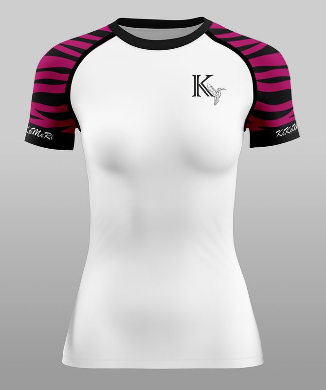 Ladies Rashguard "ZEBRA" Purple