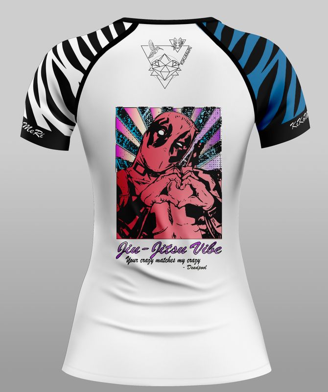 Ladies Rashguard Deadpool *Limited Edition* Ranked Blue
