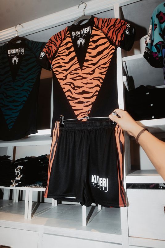 SET "SAVANNA" orange-brown-red KIDS|TEENS