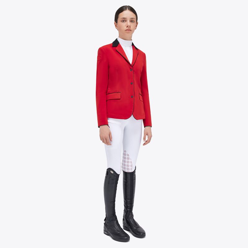 GIACCA BAMBINA CAVALLERIA TOSCANA ROSSA GIACCA BAMBINA CAVALLERIA TOSCANA ROSSA