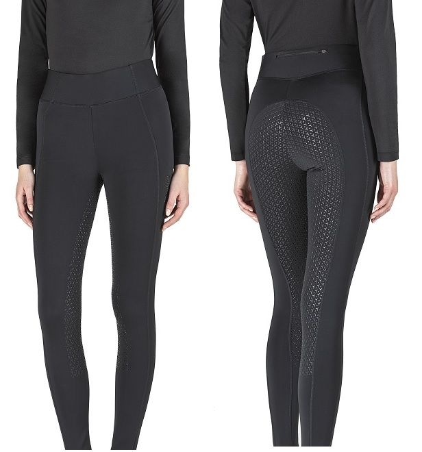LEGGINGS DONNA EQUILINE NERO GULF LEGGINGS DONNA EQUILINE NERO GULF