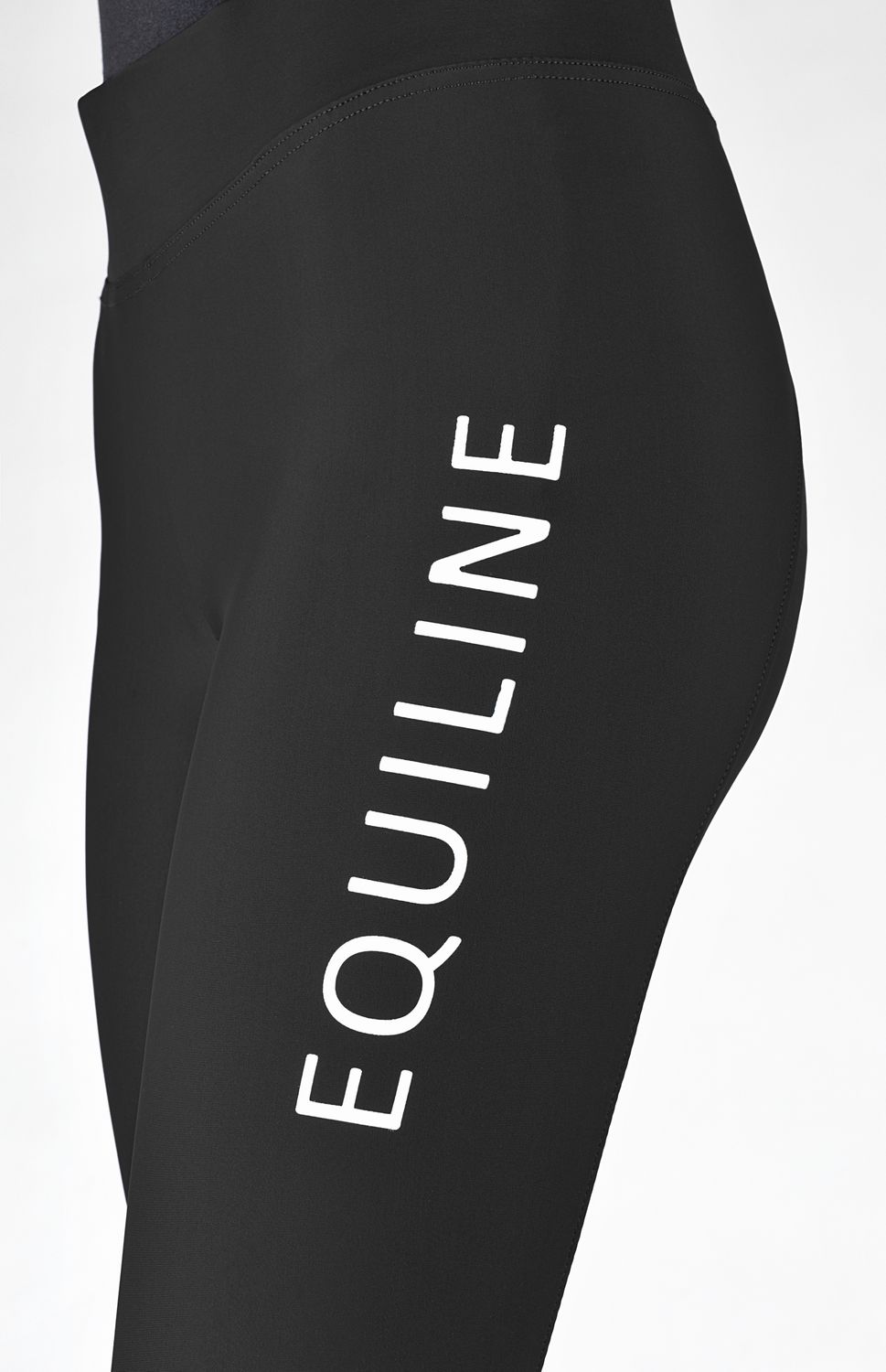 LEGGINGS DONNA EQUILINE NERO CHUNK