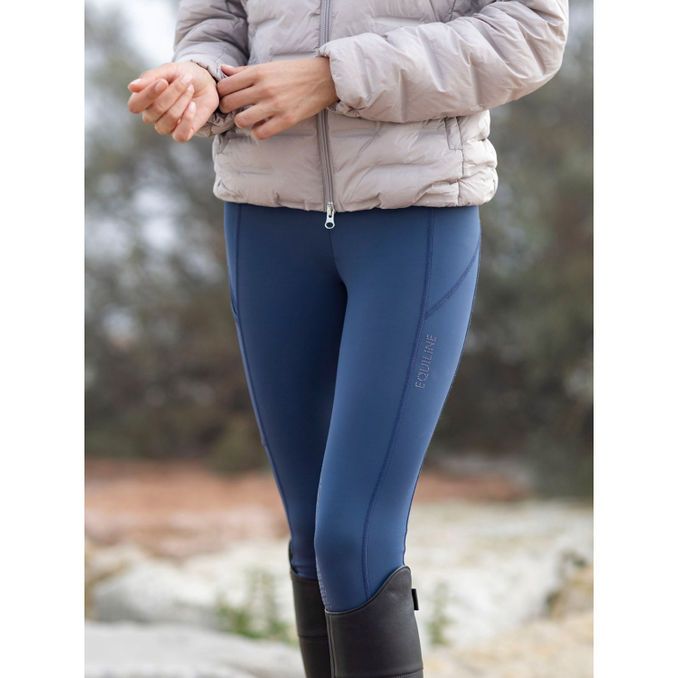 LEGGINGS DONNA EQUILINE BLU EDODIEK