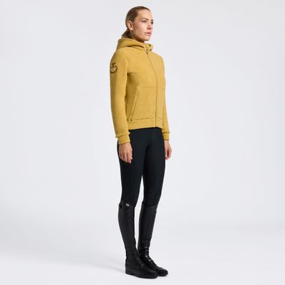 FELPA DONNA CAVALLERIA TOSCANA OCRA